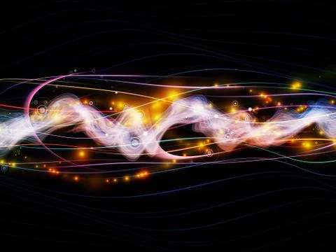 Realms of Dynamic Network Stockillustratie