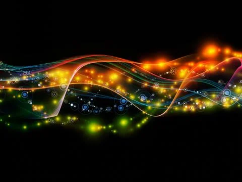 Realms of Dynamic Network Stockillustratie