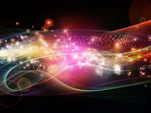 Realms of Dynamic Waves Stock Illustration