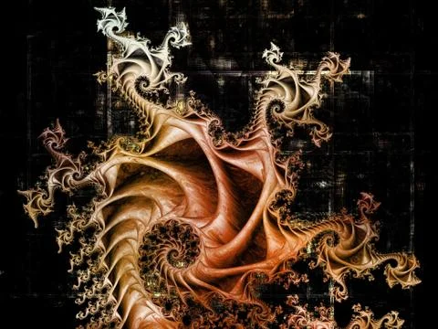 Realms of Fractal Motion Stockillustratie