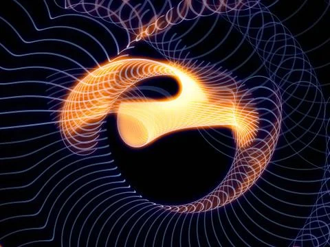 Realms of Grid Lines 库存插图