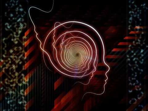 Realms of Human Technology Stockillustratie