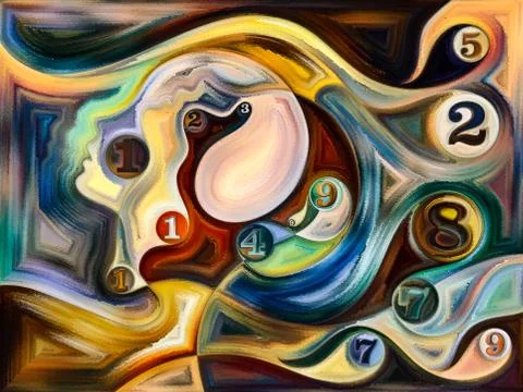 Realms of Inner Colors Stockillustratie