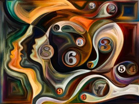 Realms of Inner Colors Stock Illustration