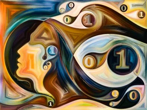 Realms of Inner Colors Stock Illustration
