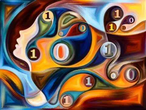 Realms of Inner Colors Stock Illustration