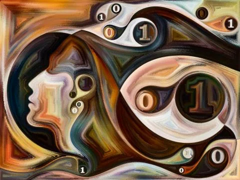 Realms of Inner Colors Stock Illustration