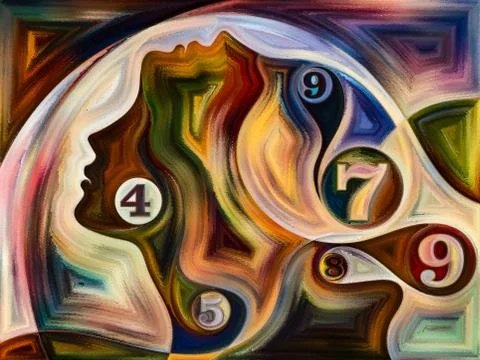 Realms of Inner Colors Stock Illustration