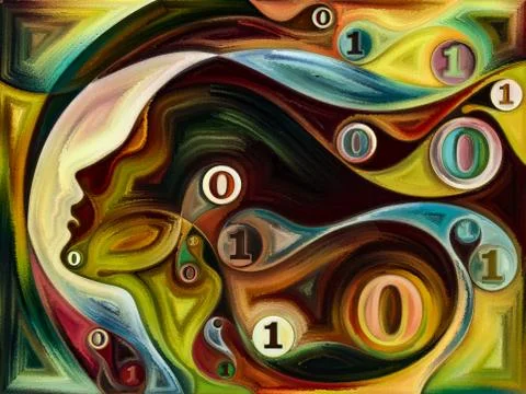 Realms of Inner Colors 스톡 일러스트