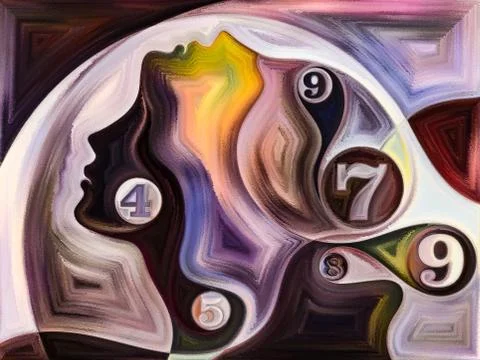 Realms of Inner Colors 스톡 일러스트