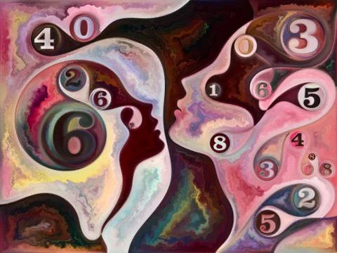 Realms of Inner Colors 스톡 일러스트