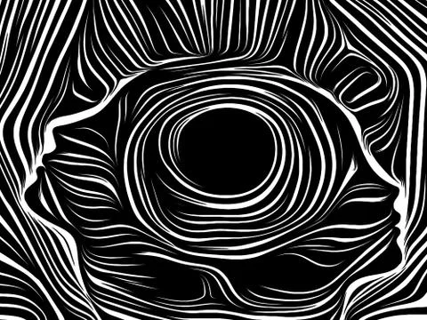 Realms of Inner Lines Stock Illustration