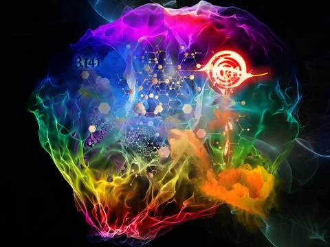 Realms of Math Visualization Ilustración de archivo