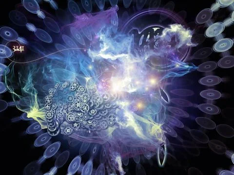 Realms of Math Visualization 스톡 일러스트