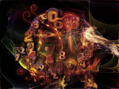 Realms of Math Visualization Stockillustratie