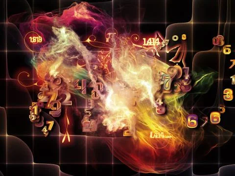 Realms of Math Visualization Gratis stockillustratie