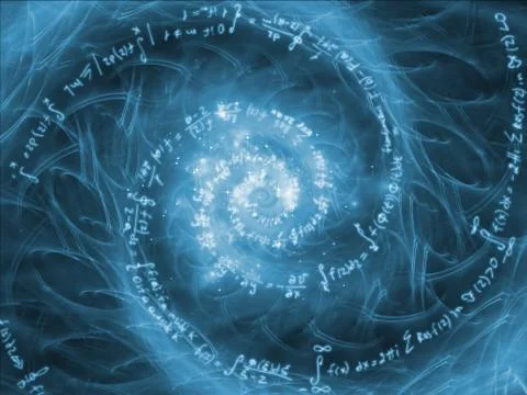 Realms of Math Vortex Stock Illustration