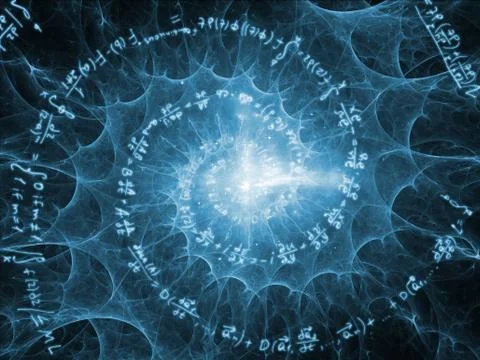 Realms of Math Vortex 스톡 일러스트