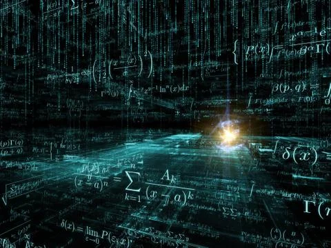 Realms of Mathematics 스톡 일러스트