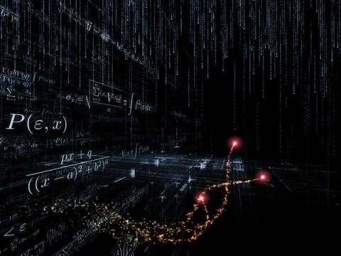 Realms of Mathematics Stock Illustration