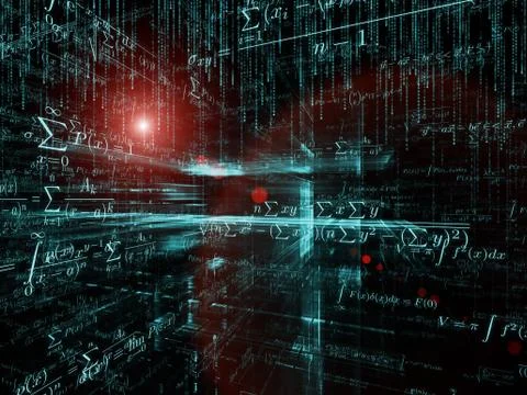 Realms of Mathematics Stock Illustration