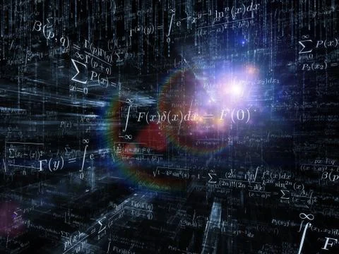 Realms of Mathematics Stock Illustration