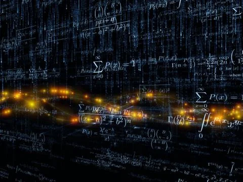 Realms of Mathematics Stock Illustration