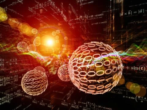 Realms of Mathematics Stock Illustration