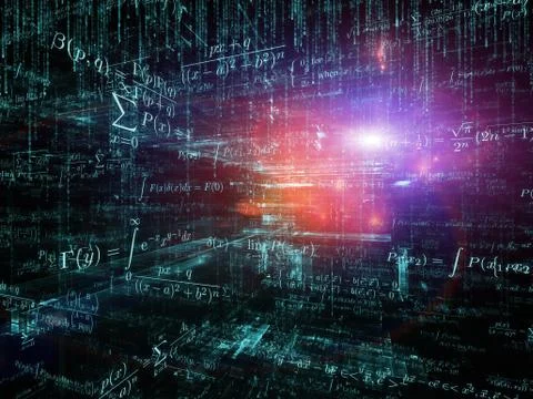 Realms of Mathematics Stock Illustration