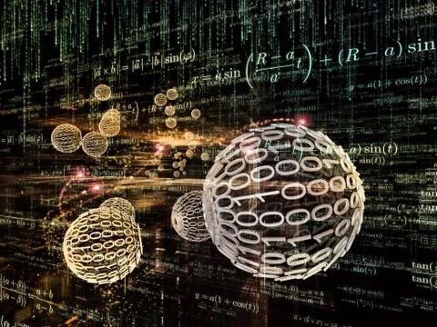 Realms of Mathematics Stock Illustration