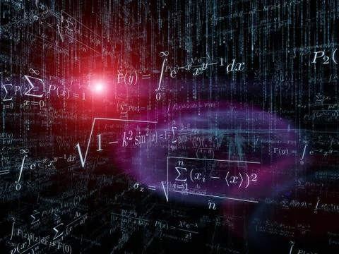 Realms of Mathematics Stock Illustration