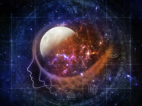 Realms of the Moon Ilustração Stock