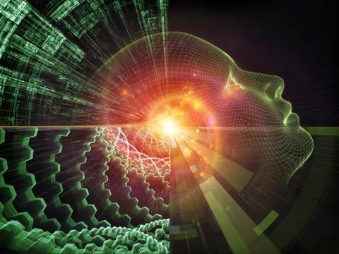 Realms of New Self Stock Illustration