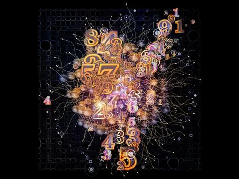 Realms of Numbers Stock Illustration