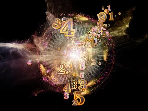 Realms of Numbers Stock Illustration