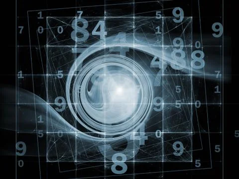 Realms of Numbers Stockillustratie