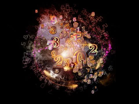 Realms of Numbers Stock Illustration