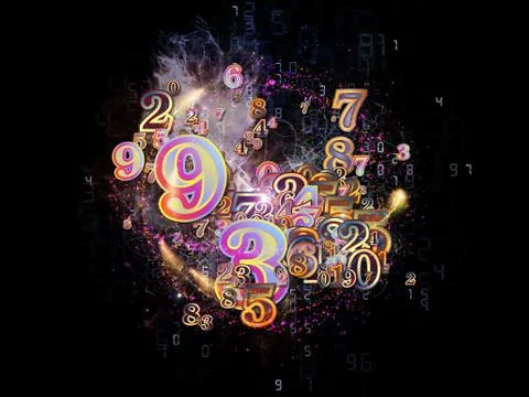 Realms of Numbers Stock Illustration