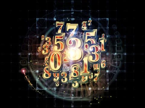 Realms of Numbers Illustrazione stock