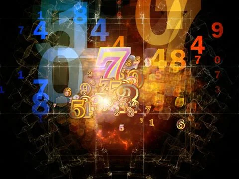 Realms of Numbers Stock Illustration