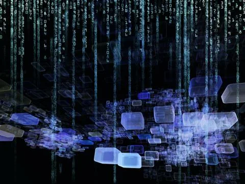 Realms of Numbers Stock Illustration
