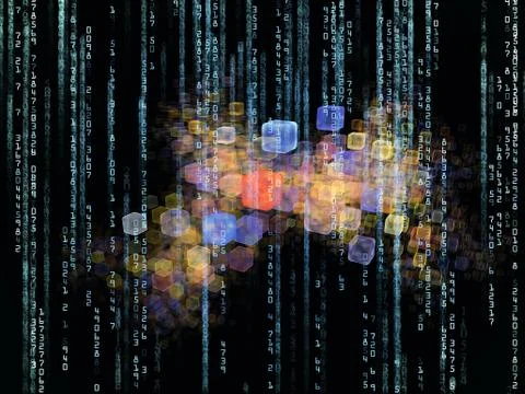 Realms of Numbers 스톡 일러스트