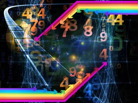 Realms of Numbers Illustrazione stock