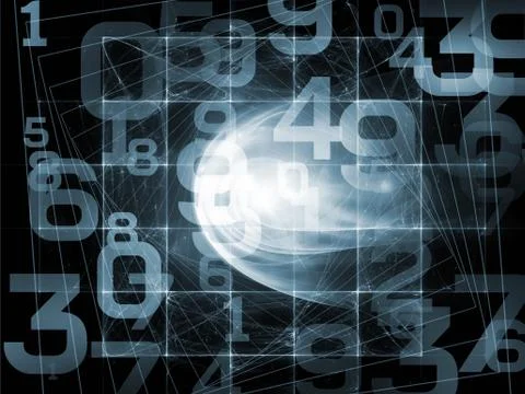 Realms of Numbers Stock Illustration