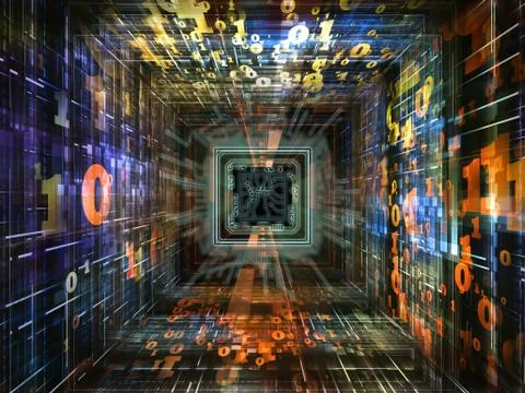 Realms of Numbers Illustrazione stock