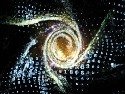 Realms of Numbers 库存插图
