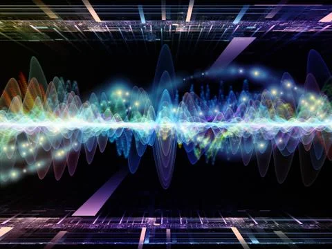 Realms of Oscillation Stock Illustration