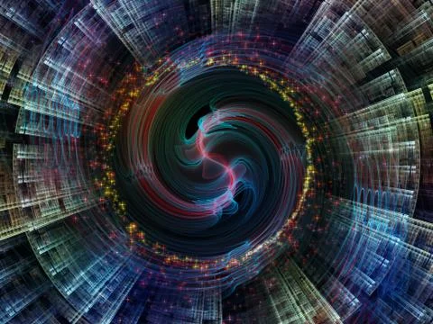 Realms of Radial Oscillation Stock Illustration