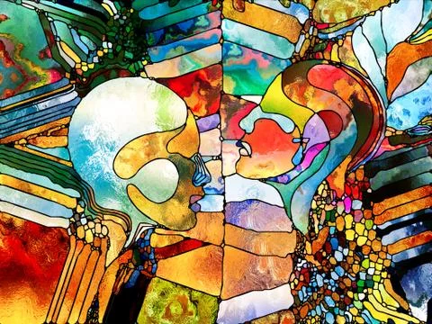 Realms of Shape Division Illustrazione stock