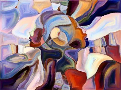 Realms of Shape Division Stockillustratie